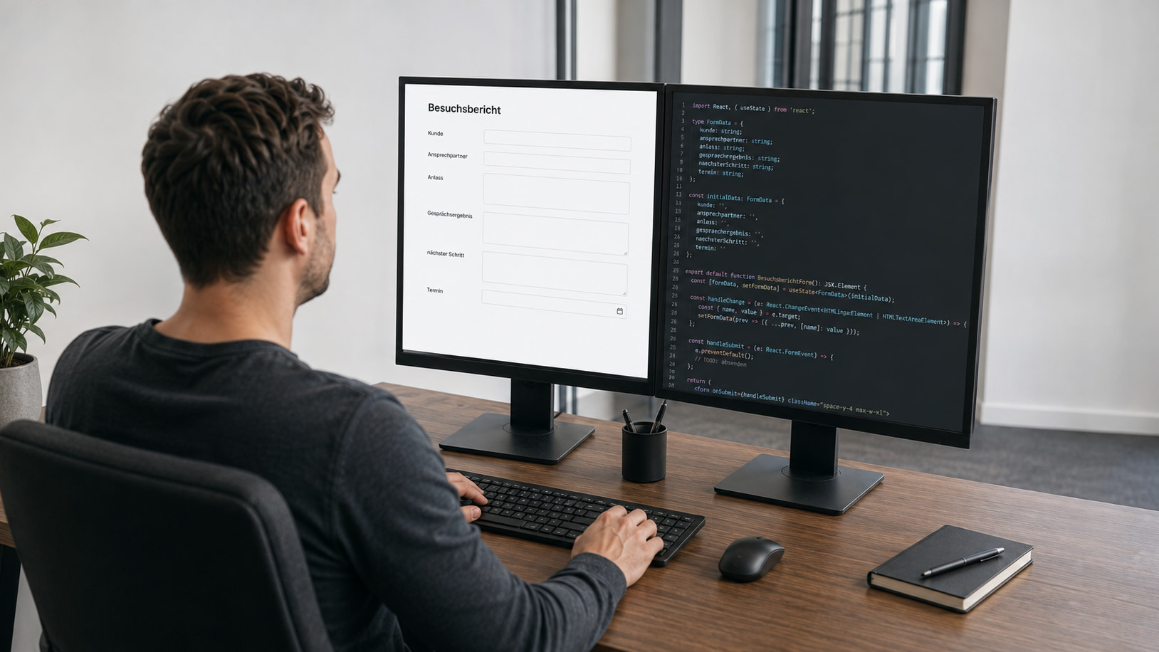 Besuchsbericht mit Formilo programmieren lassen