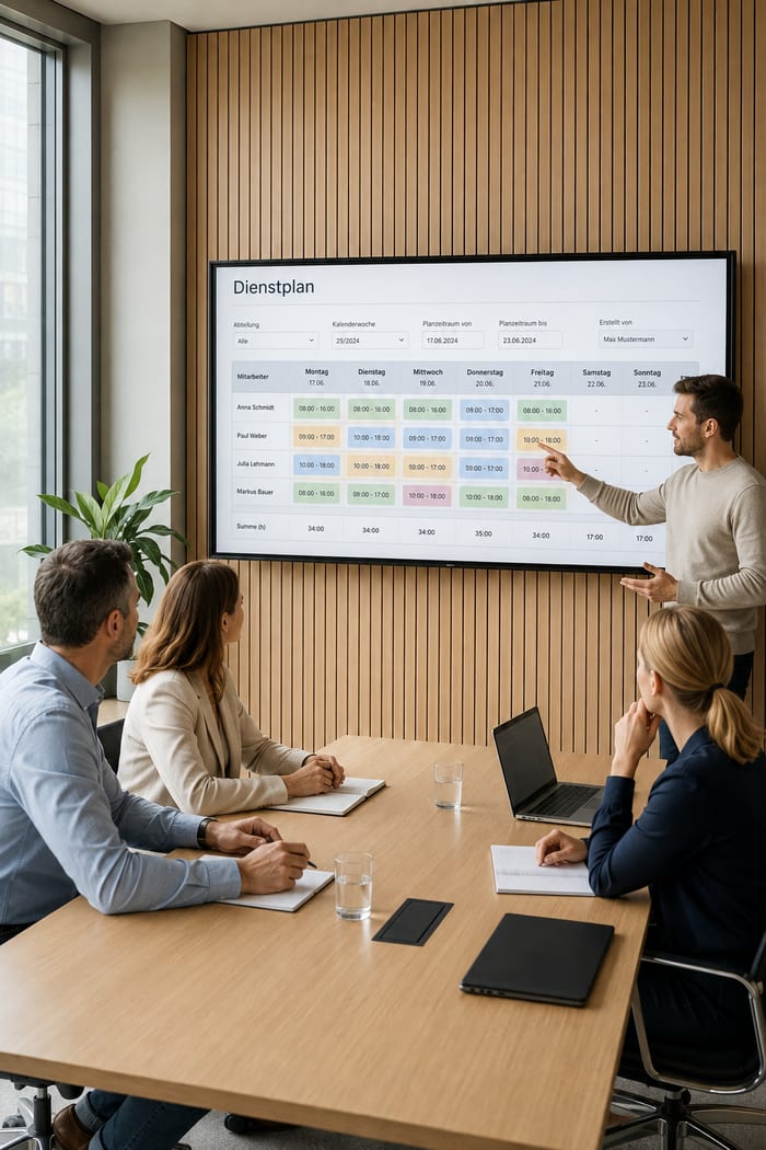 Beratung zum Dienstplan