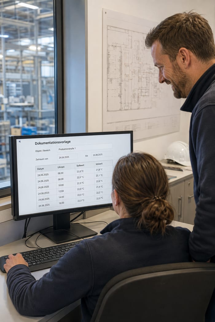 Digitalisierung des Dokumentationsvorlages