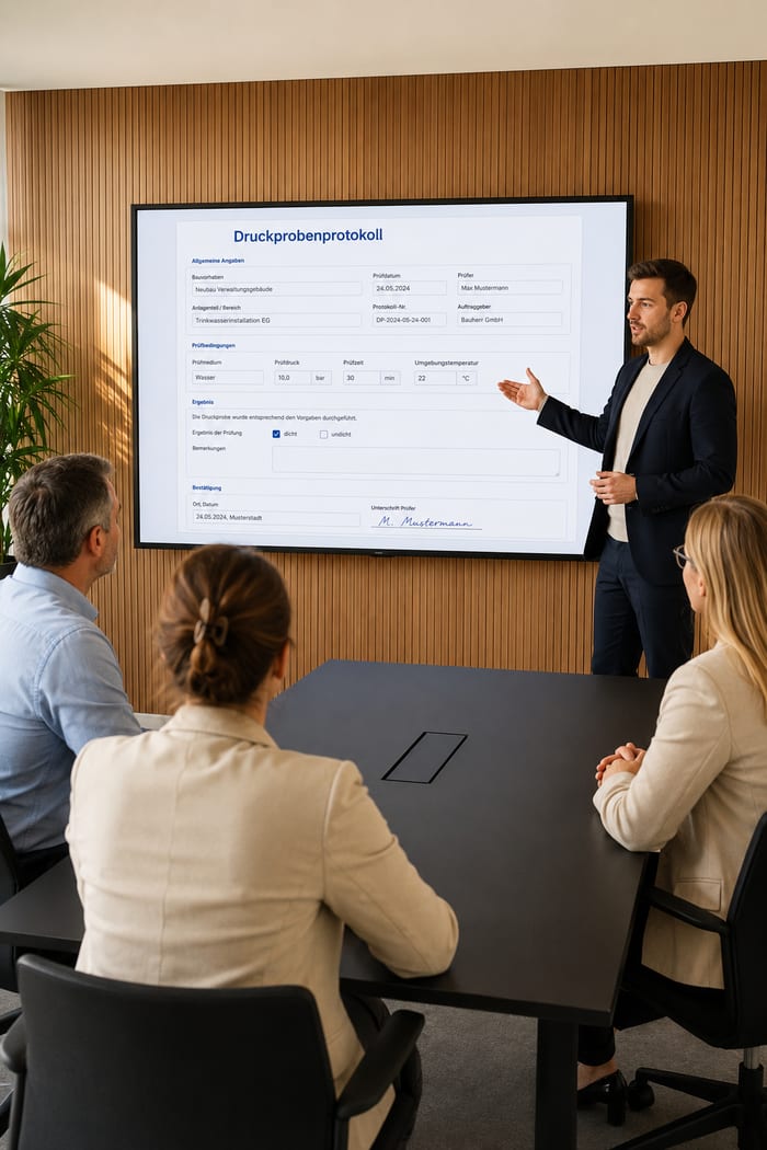 Beratung zum Druckprobenprotokoll