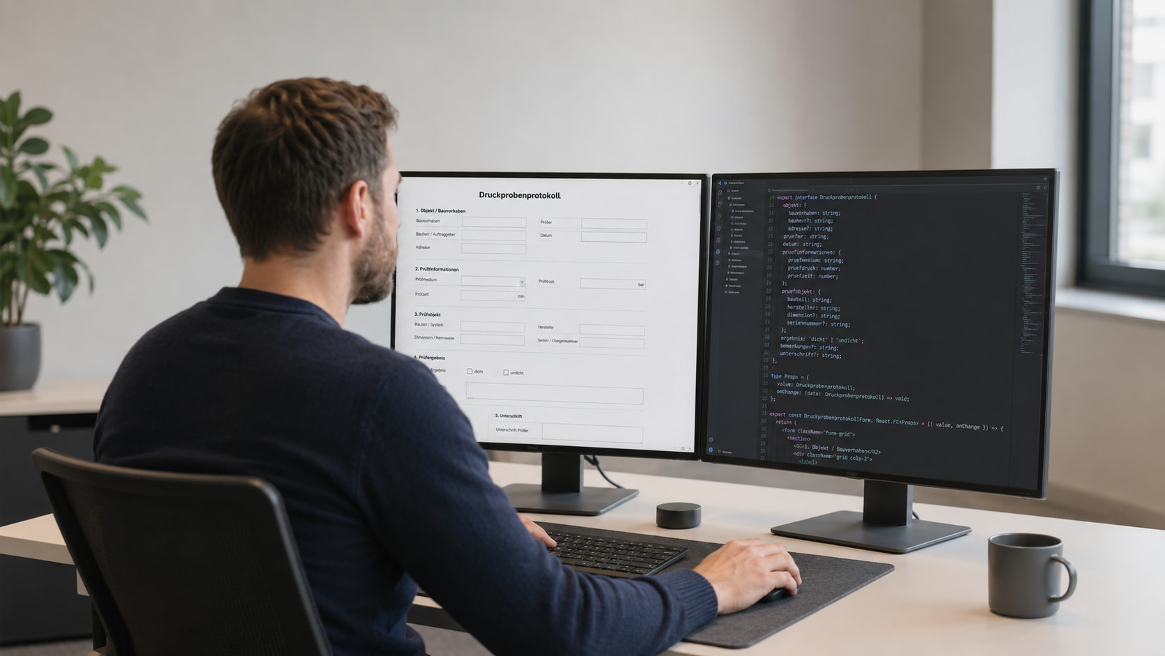 Druckprobenprotokoll mit Formilo programmieren lassen