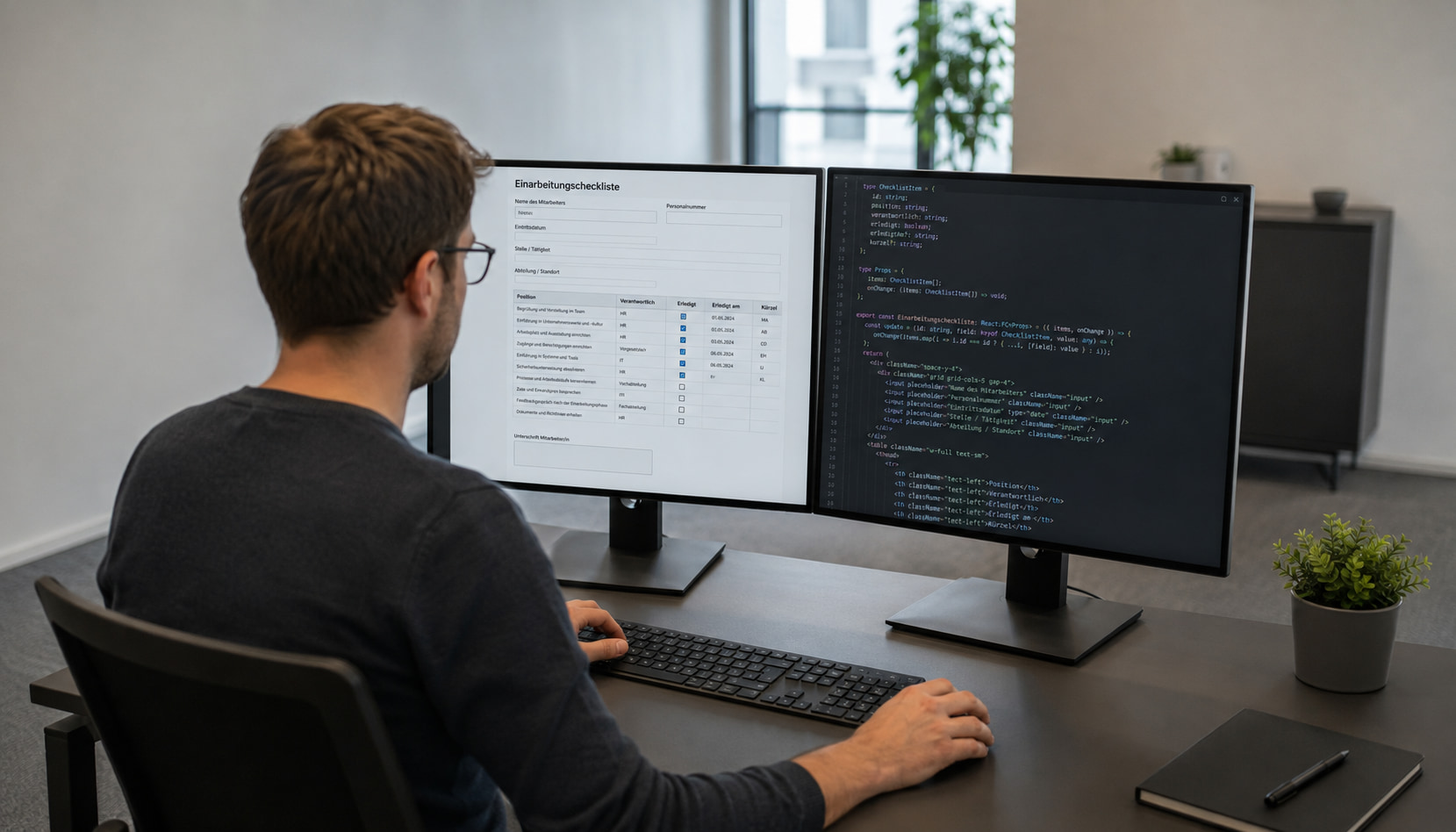 Einarbeitungscheckliste mit Formilo programmieren lassen