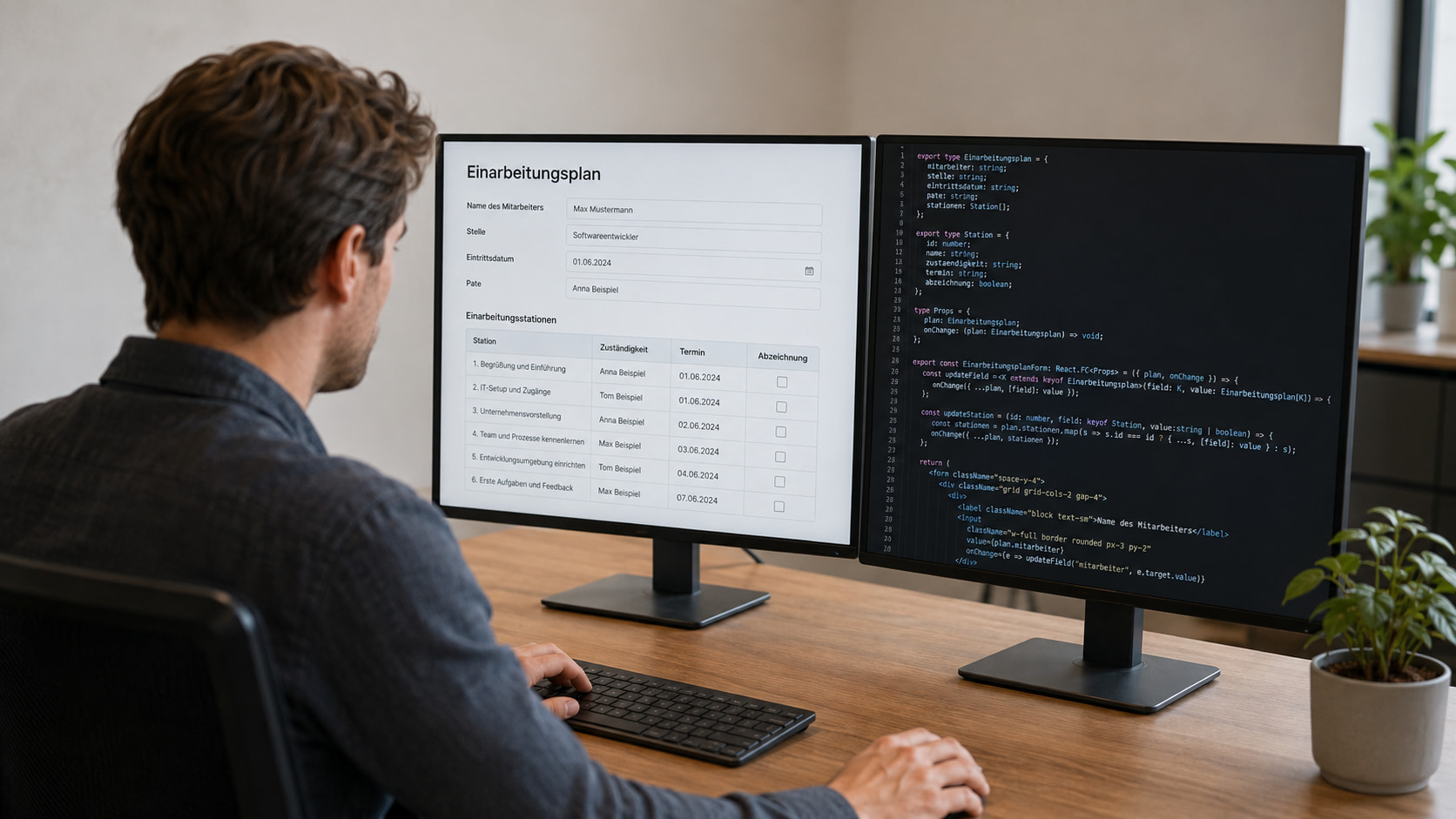 Einarbeitungsplan mit Formilo programmieren lassen