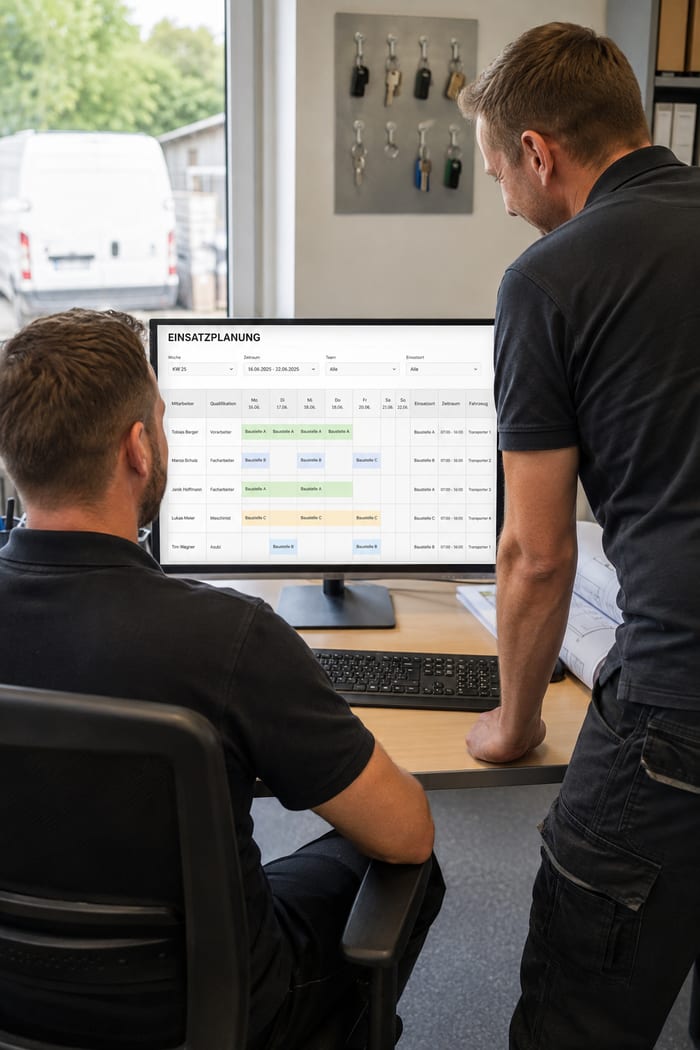 Digitalisierung der Einsatzplanung
