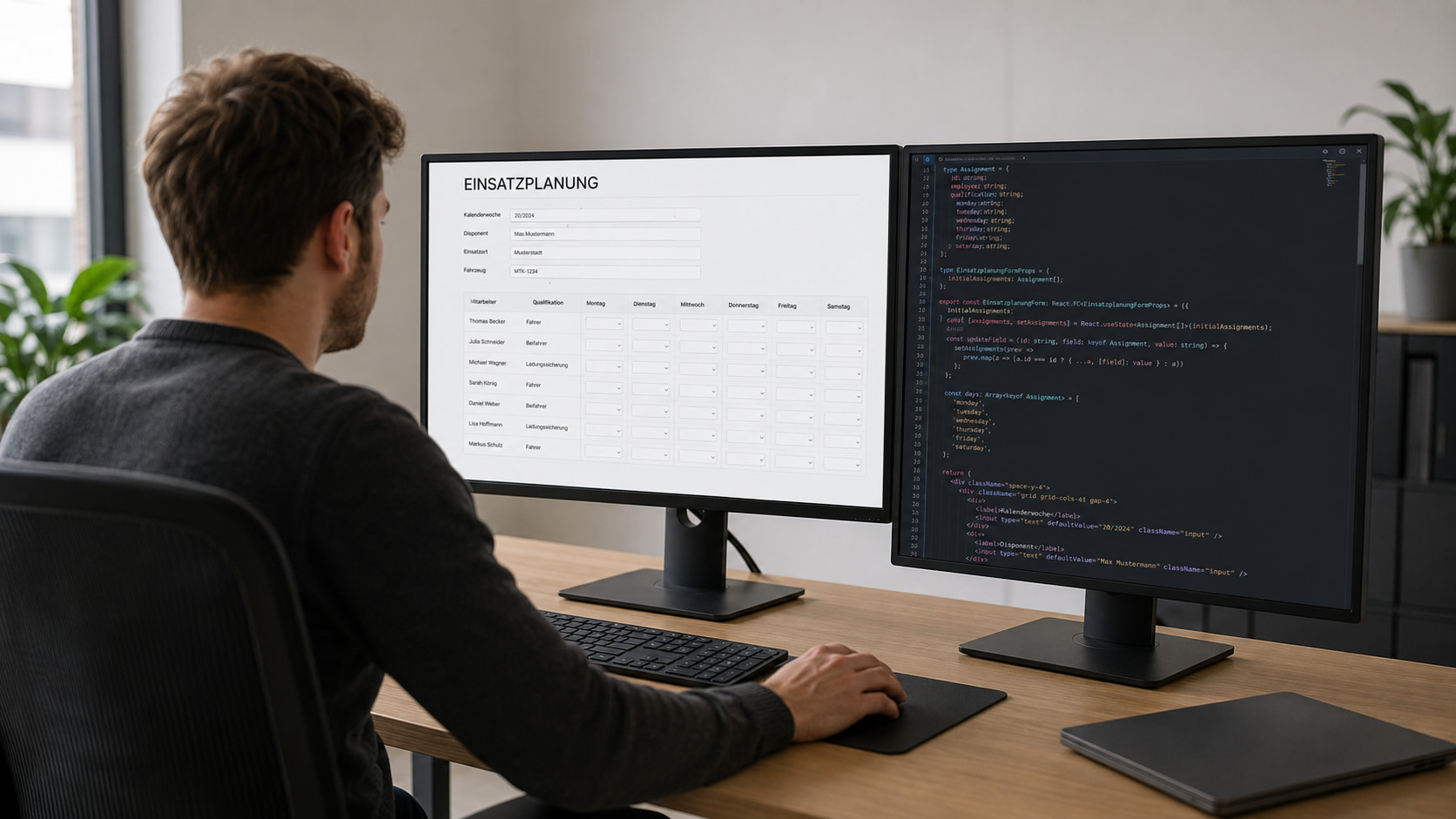 Einsatzplanung mit Formilo programmieren lassen