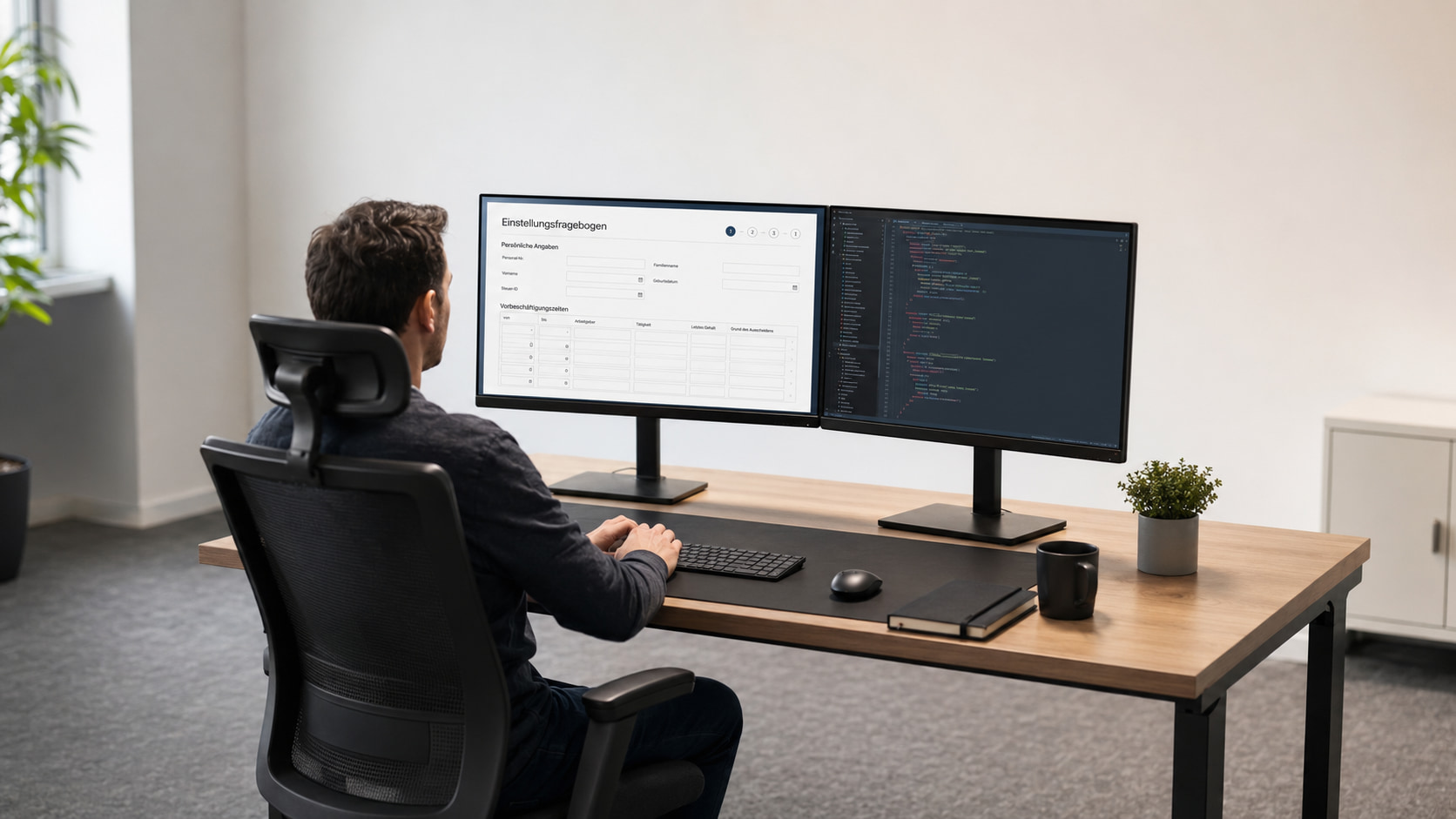 Einstellungsfragebogen mit Formilo programmieren lassen