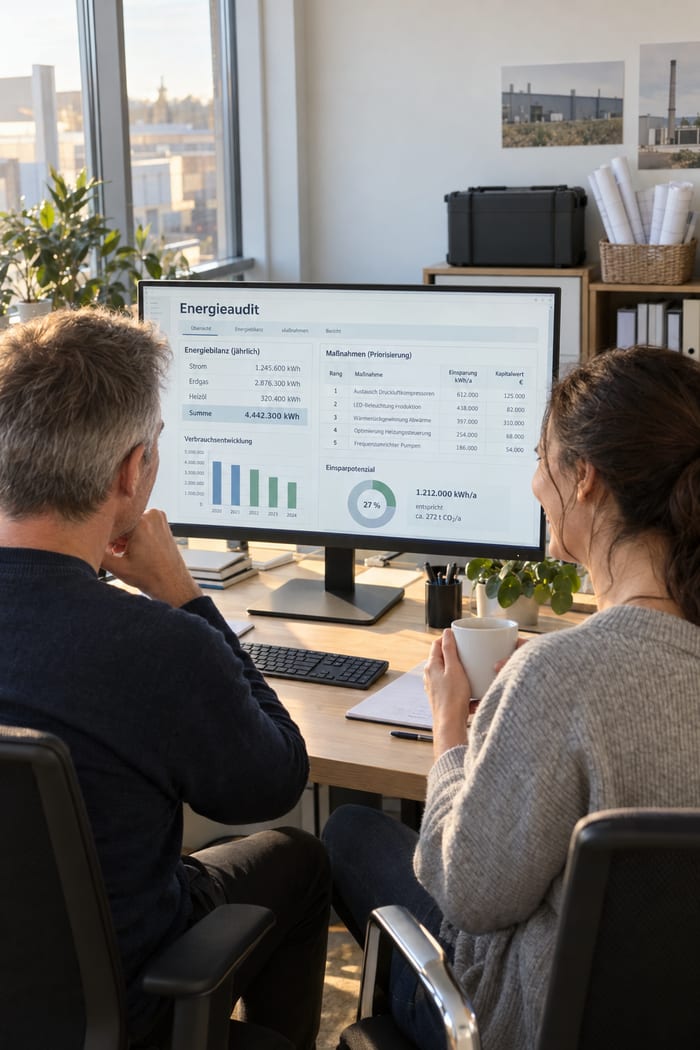 Digitalisierung des Energieaudits
