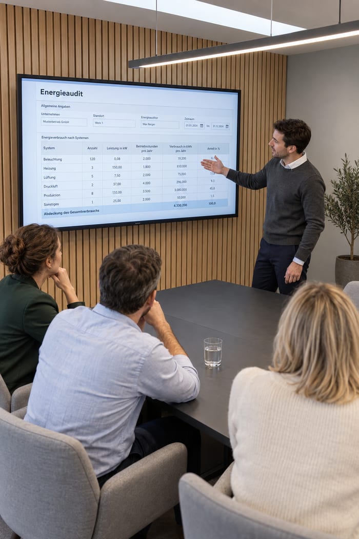 Beratung zum Energieaudit