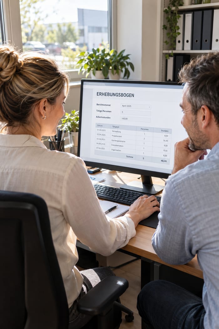 Digitalisierung des Erhebungsbogens