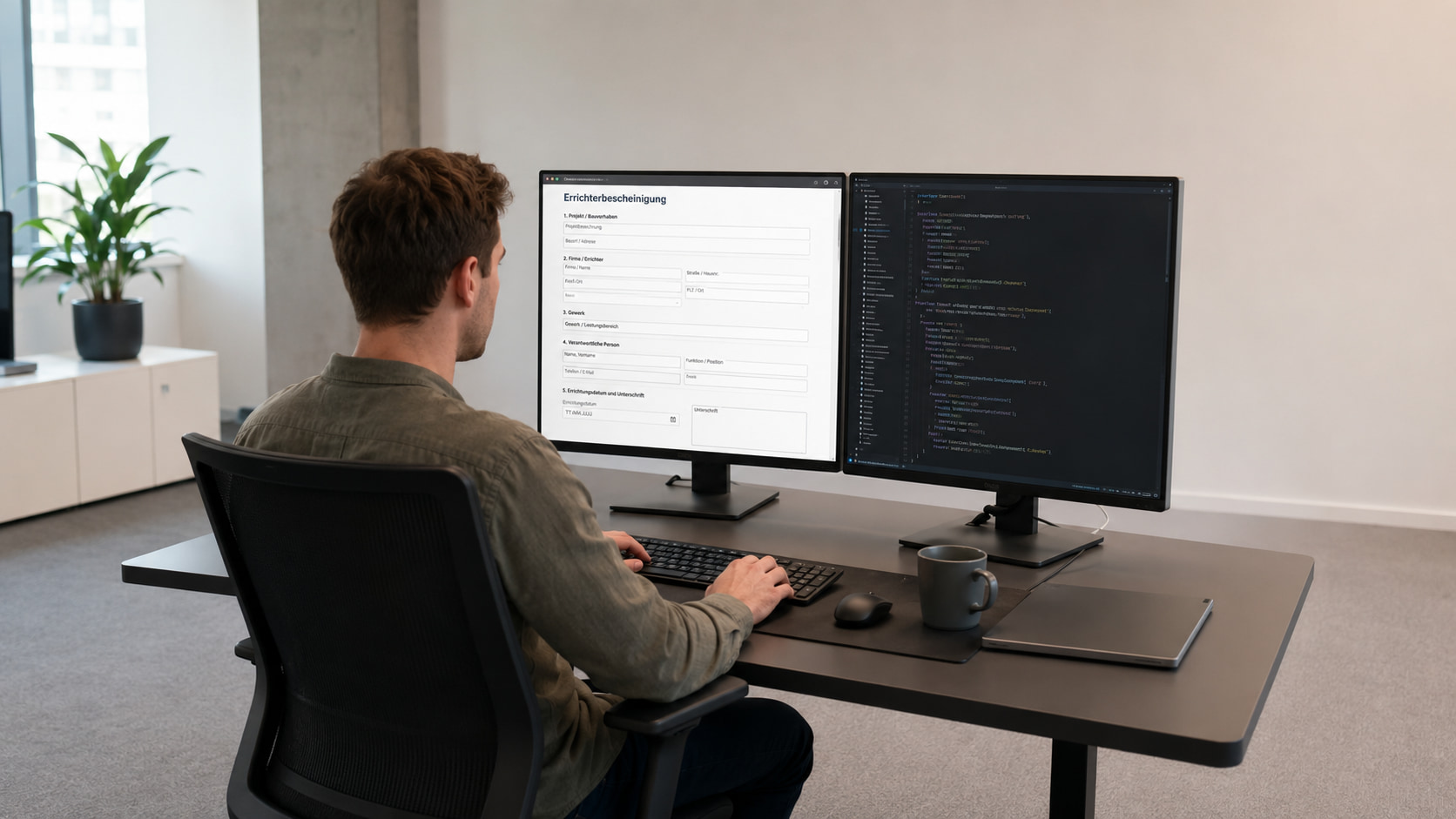 Errichterbescheinigung mit Formilo programmieren lassen
