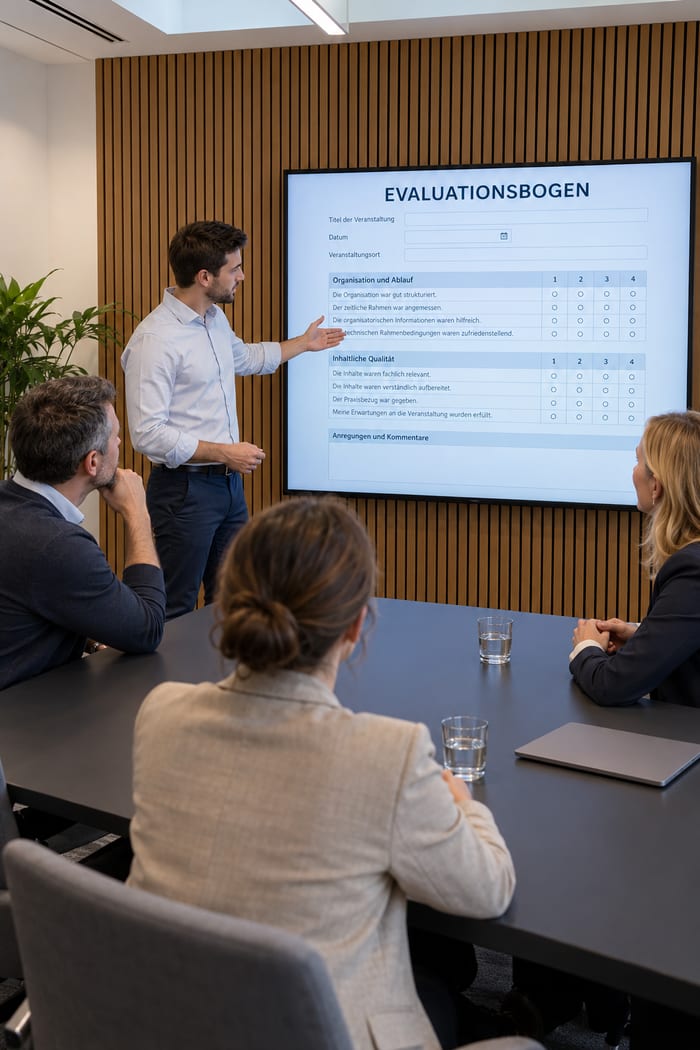 Beratung zum Evaluationsbogen