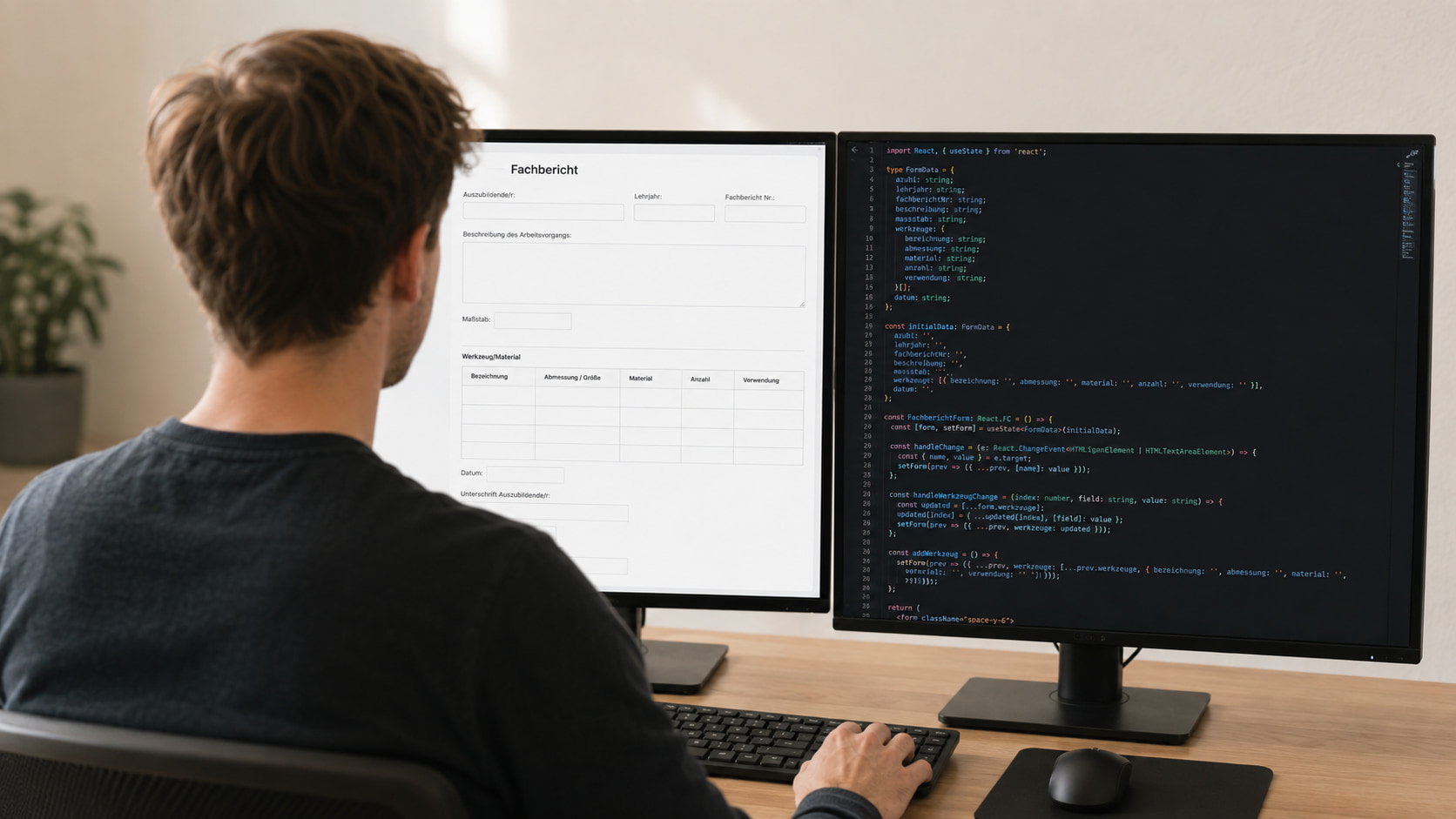 Fachbericht mit Formilo programmieren lassen