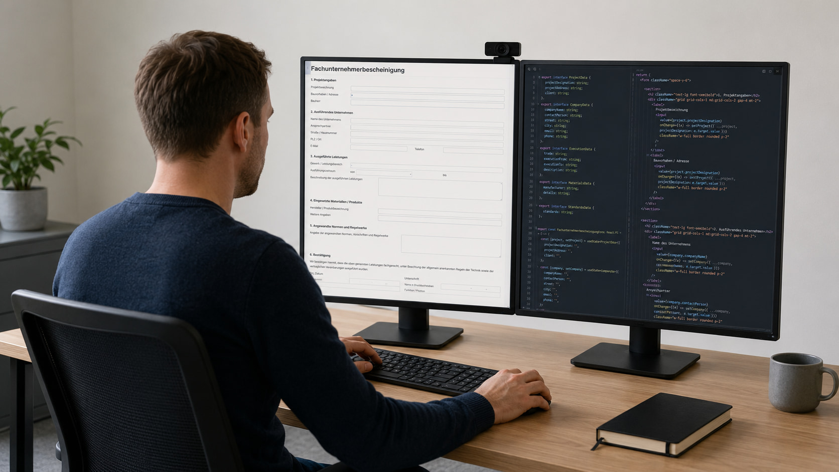 Fachunternehmerbescheinigung mit Formilo programmieren lassen