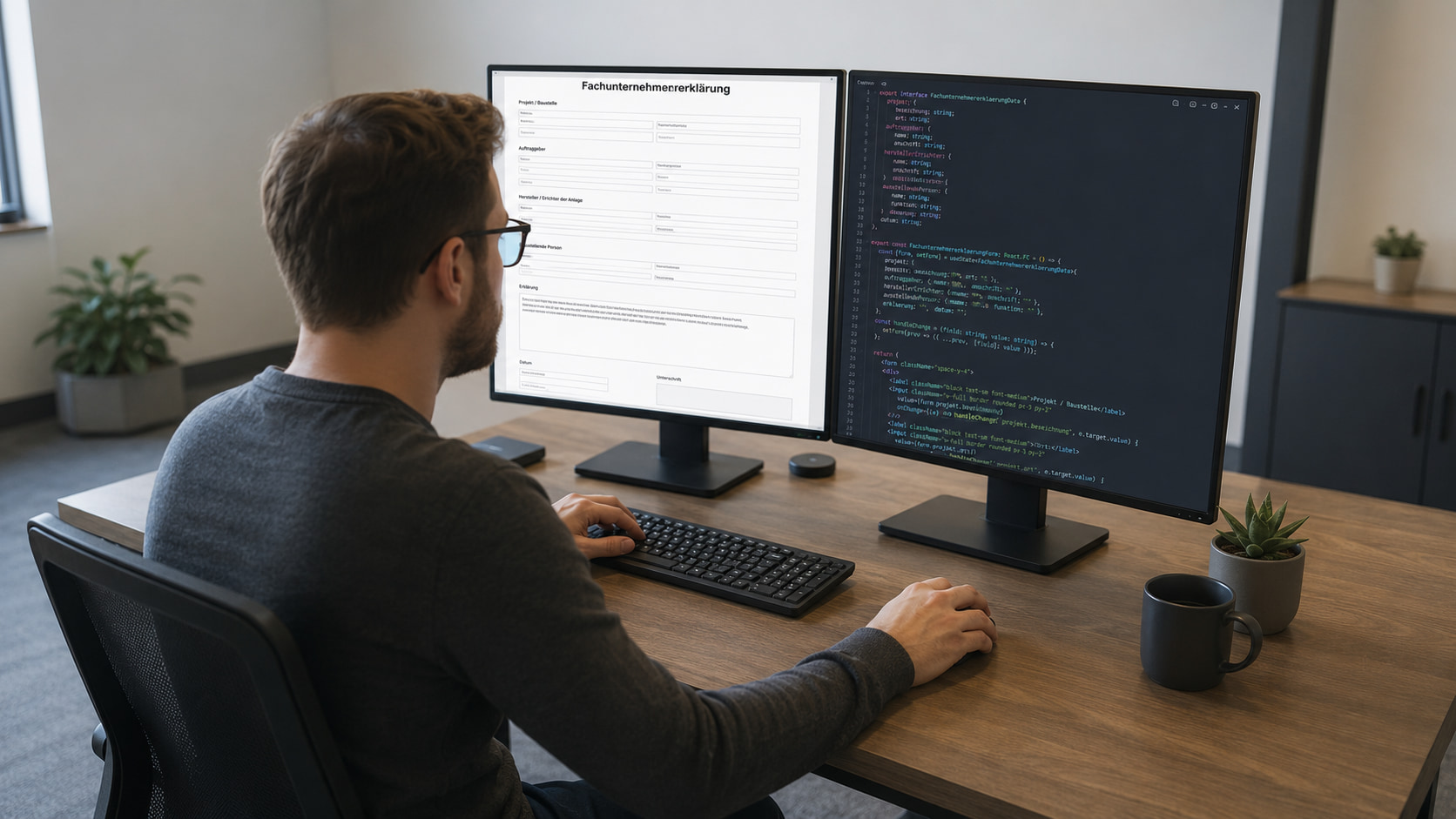 Fachunternehmererklärung mit Formilo programmieren lassen
