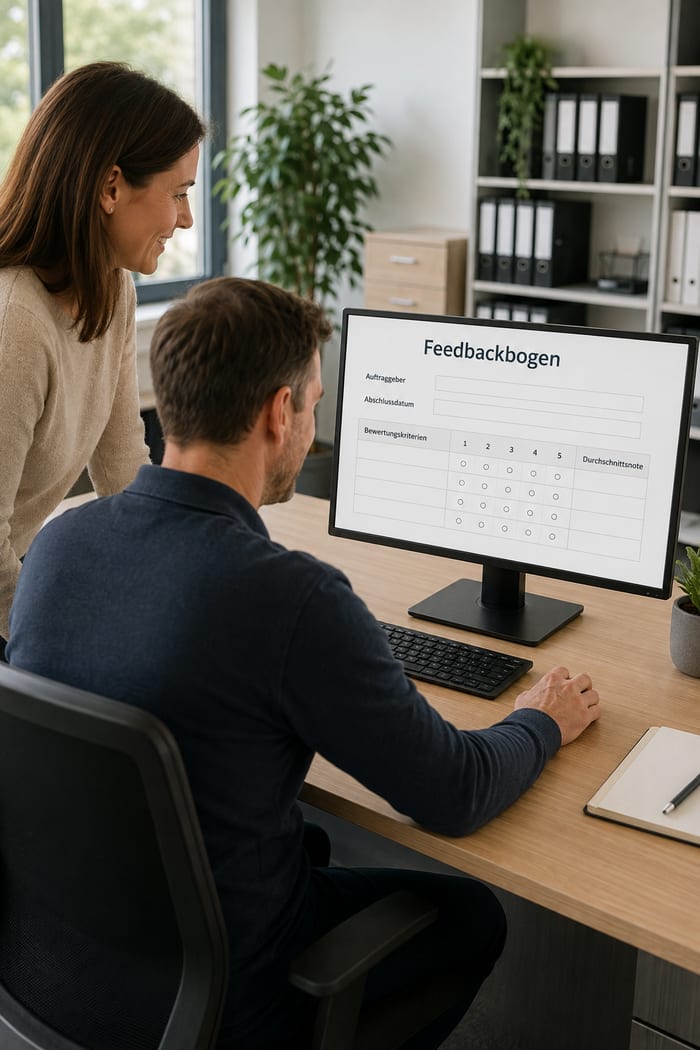 Digitalisierung des Feedbackbogens