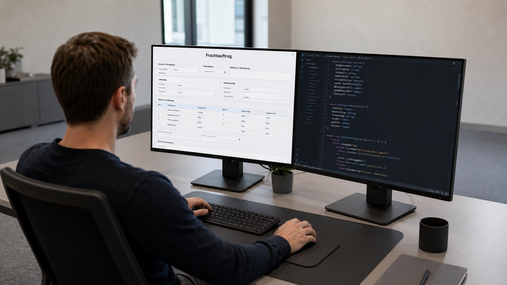 Frachtauftrag mit Formilo programmieren lassen