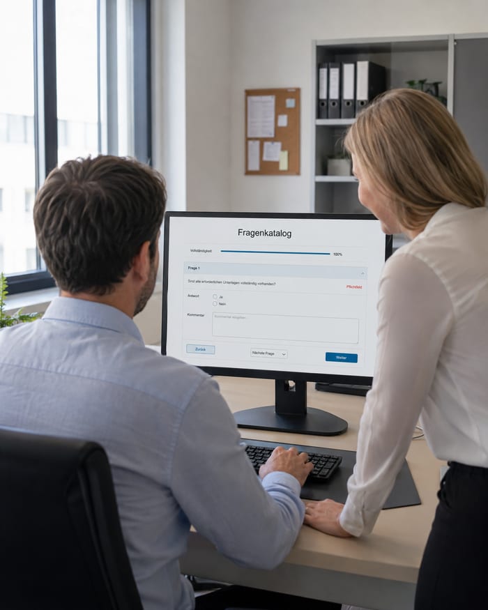 Digitalisierung des Fragenkatalogs