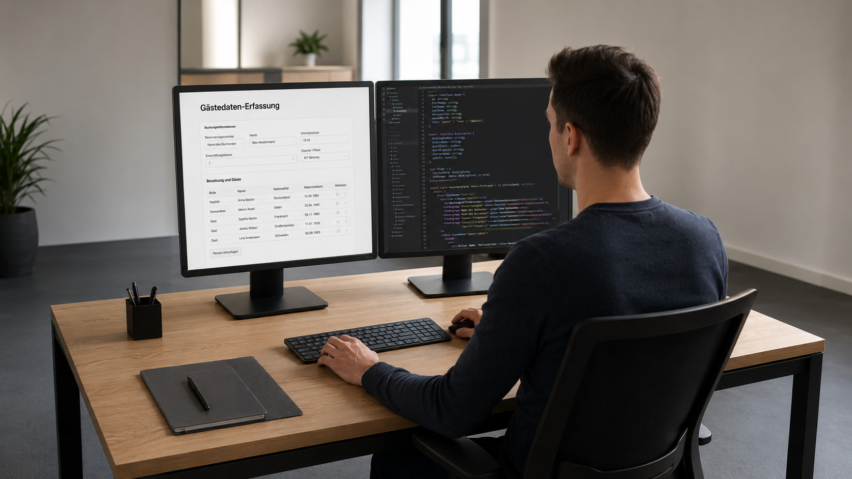 Gästedaten mit Formilo programmieren lassen