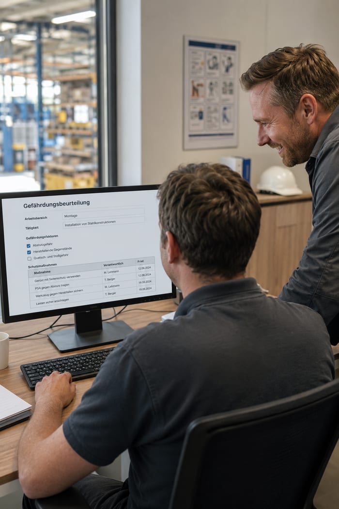 Digitalisierung der Gefährdungsbeurteilung
