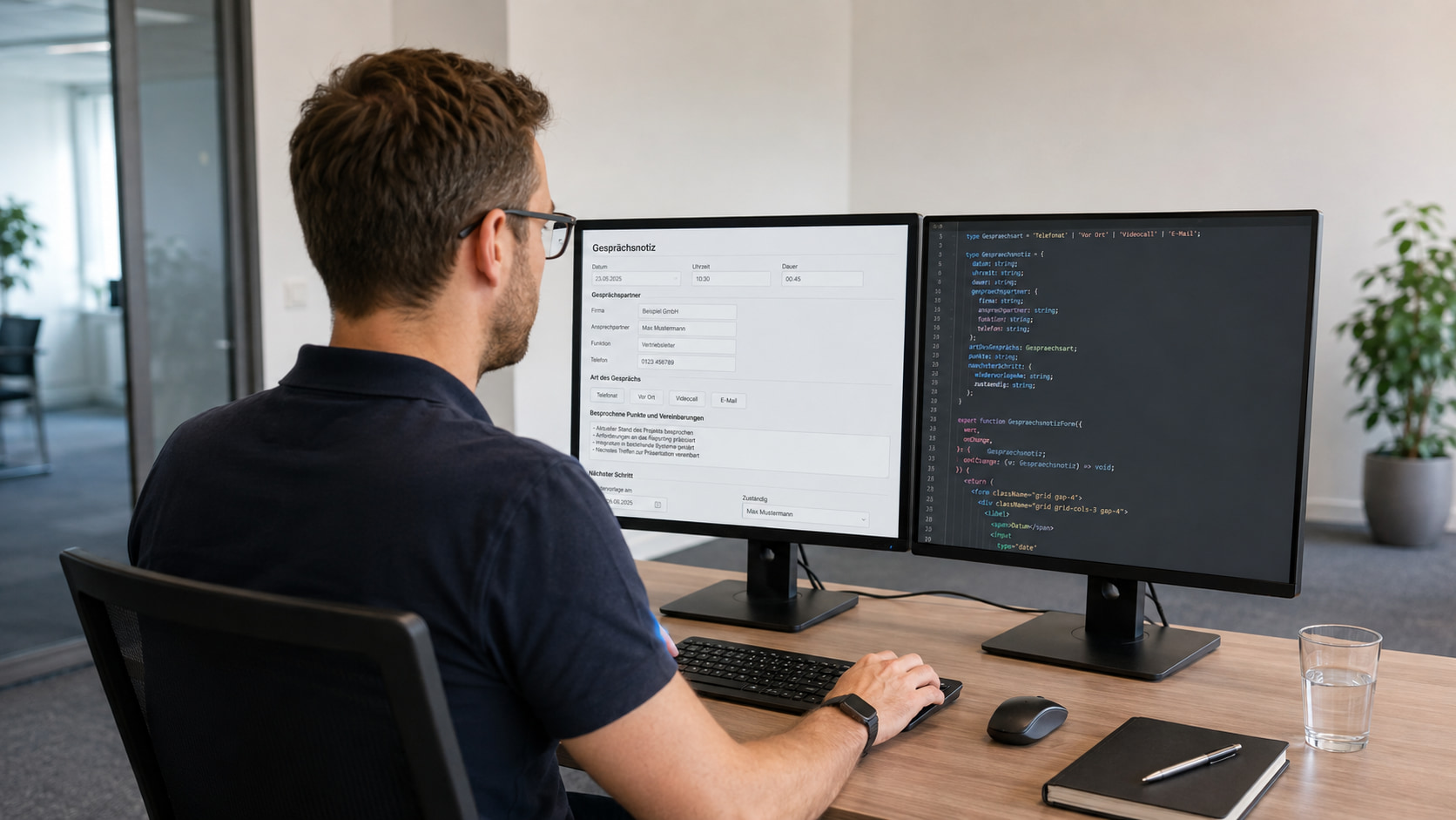 Gesprächsnotiz mit Formilo programmieren lassen