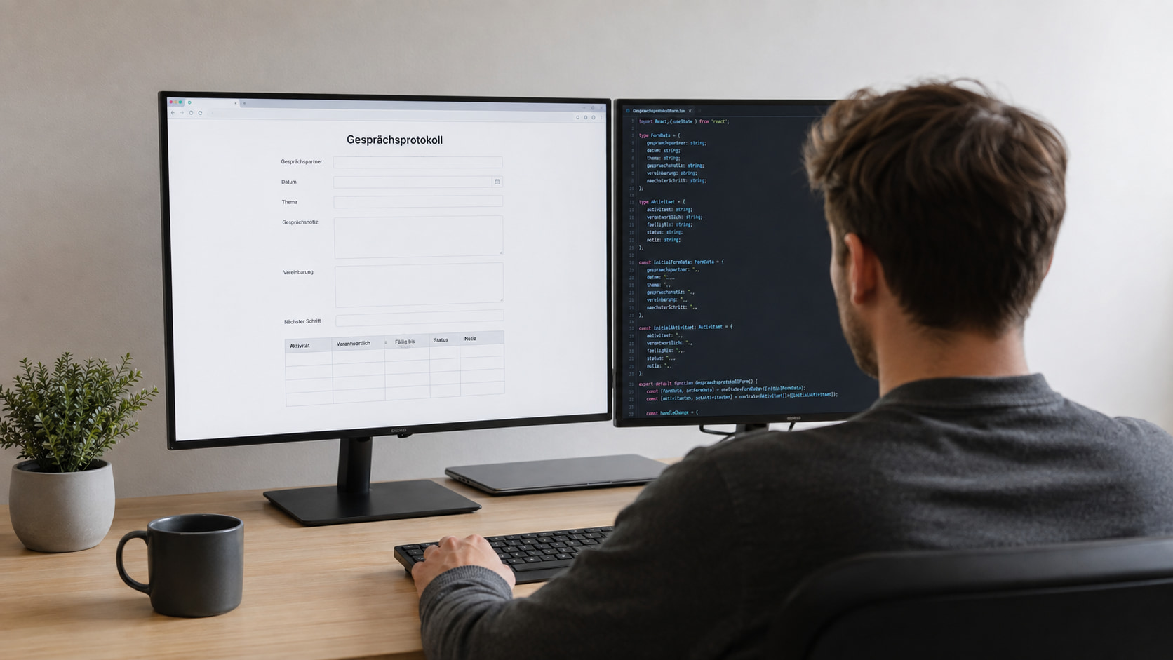 Gesprächsprotokoll mit Formilo programmieren lassen