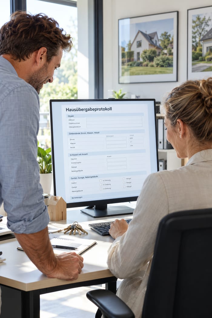 Digitalisierung des Hausübergabeprotokolls