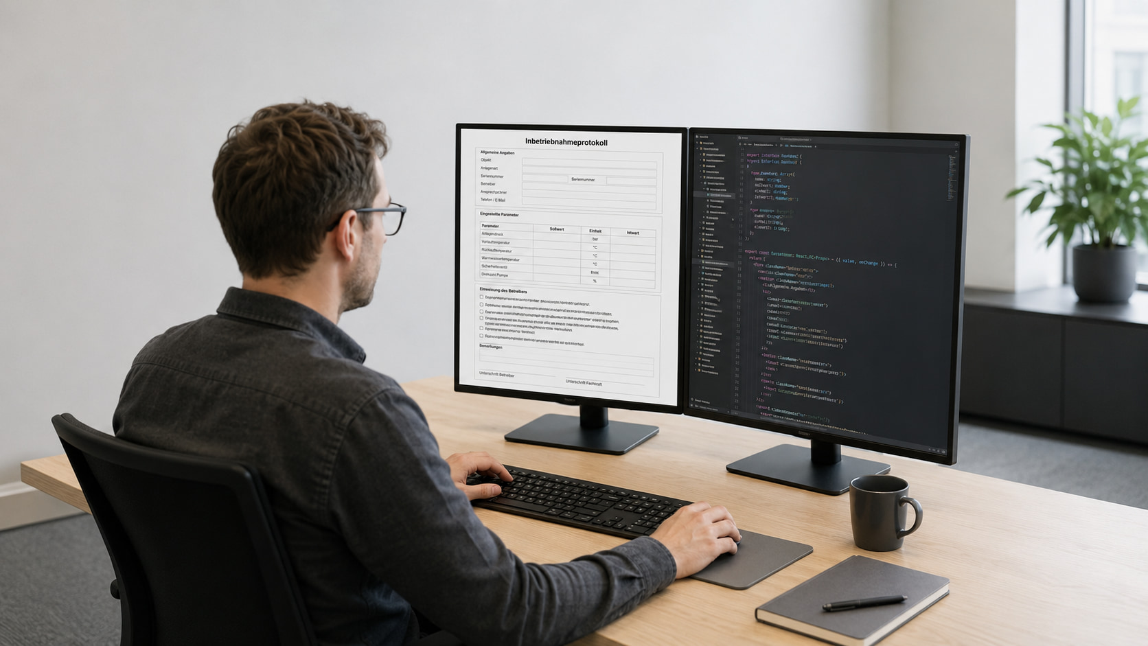 Inbetriebnahmeprotokoll mit Formilo programmieren lassen