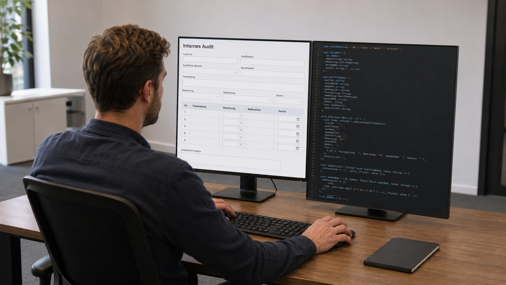 Internes Audit mit Formilo programmieren lassen