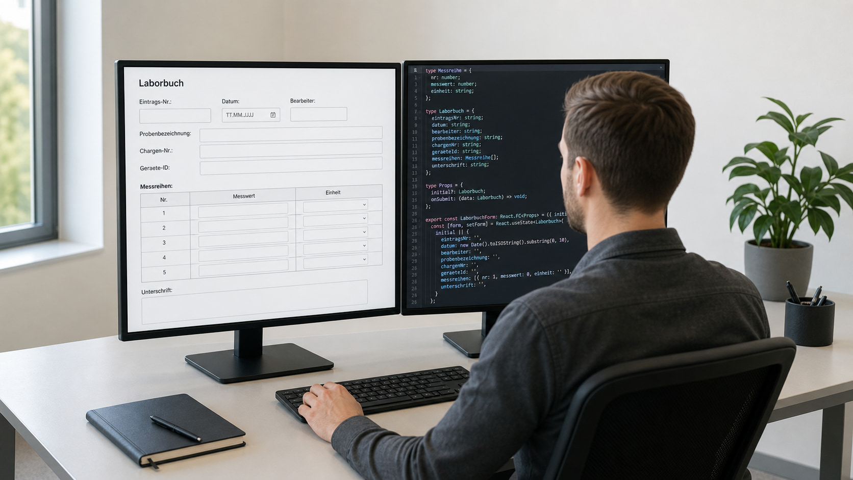 Laborbuch mit Formilo programmieren lassen