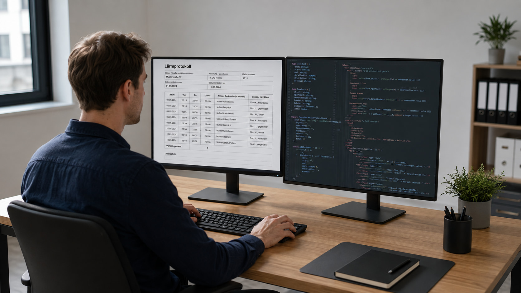 Lärmprotokoll mit Formilo programmieren lassen