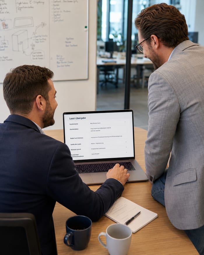 Digitalisierung der Lead-Übergabe