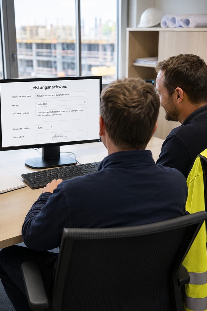 Digitalisierung des Leistungsnachweises