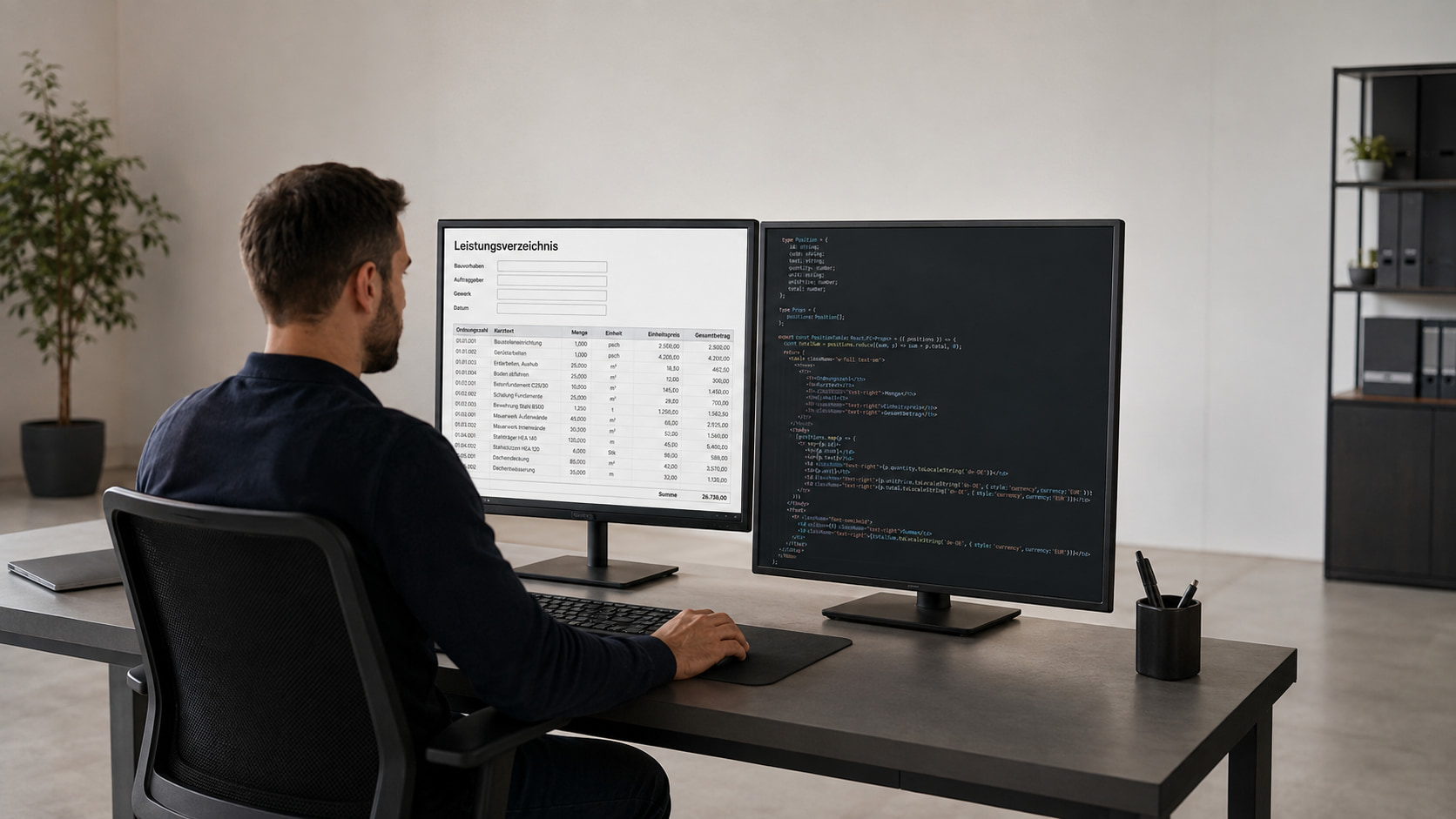Leistungsverzeichnis mit Formilo programmieren lassen