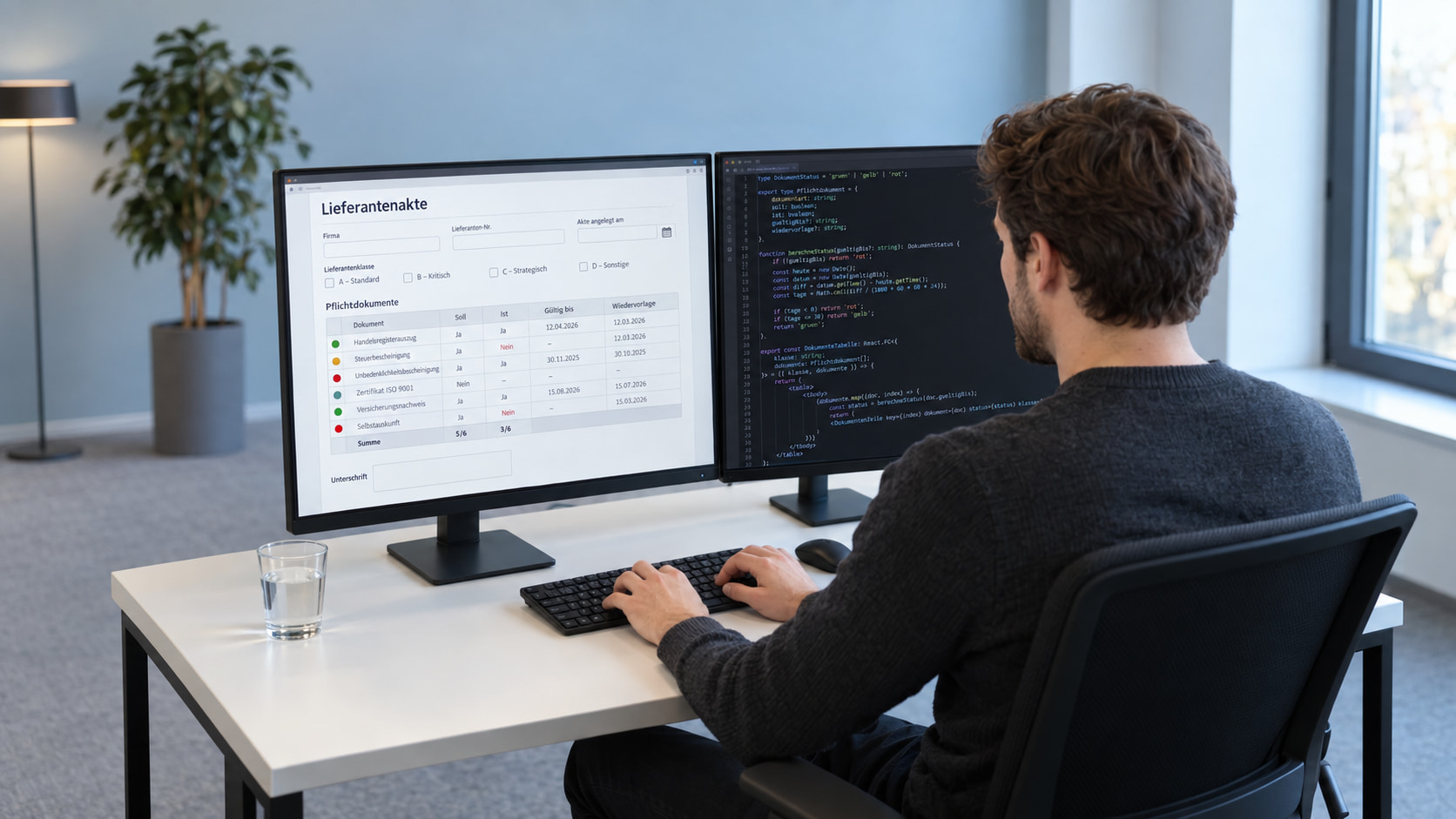Lieferantenakte mit Formilo programmieren lassen
