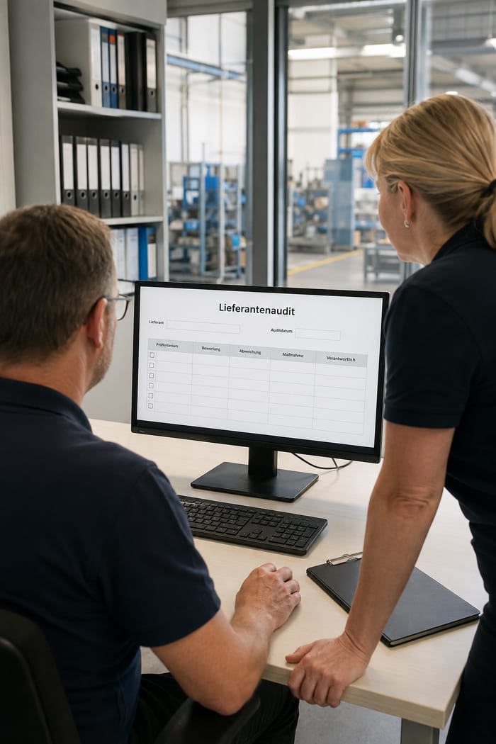 Digitalisierung des Lieferantenaudits