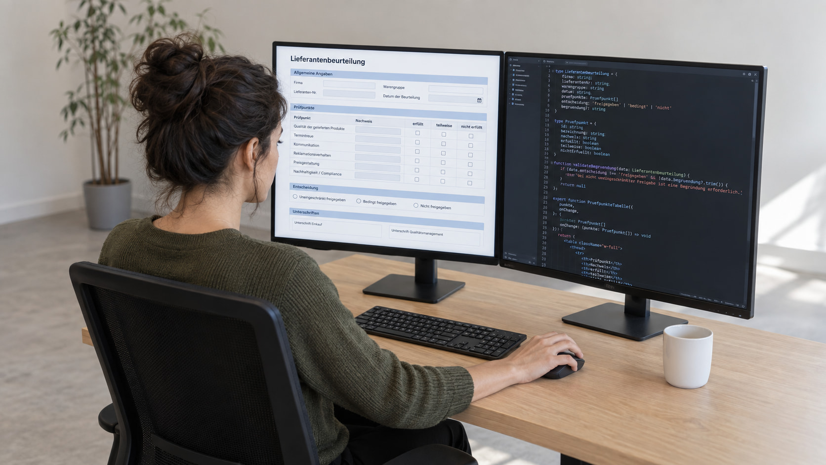 Lieferantenbeurteilung mit Formilo programmieren lassen