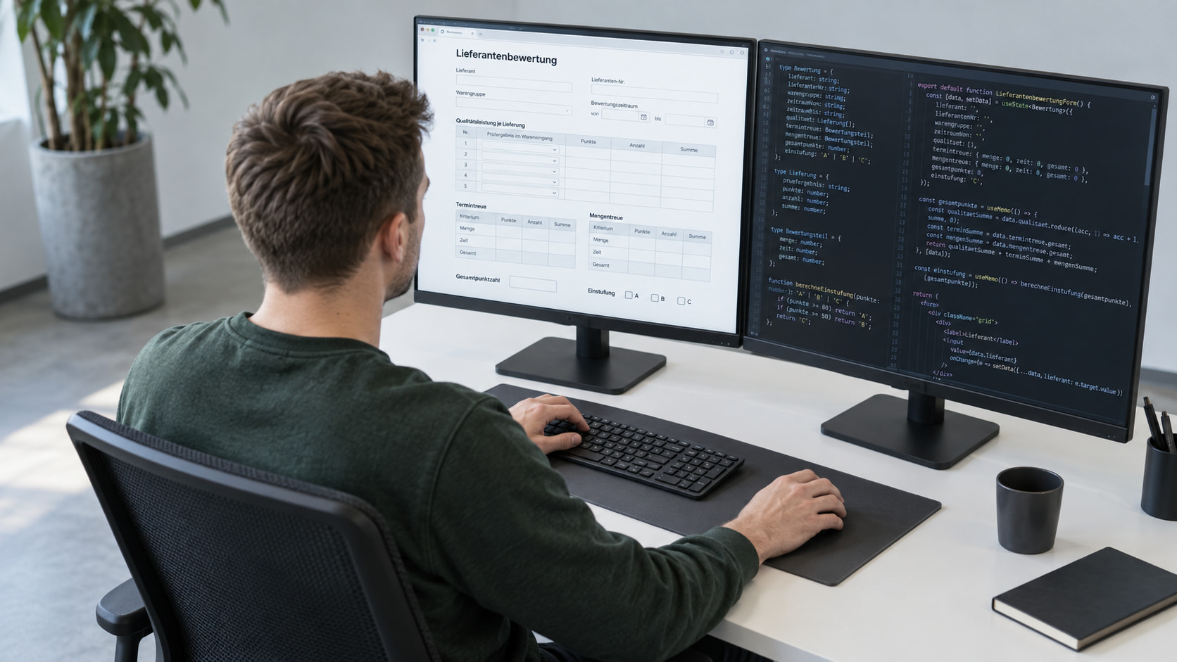 Lieferantenbewertung mit Formilo programmieren lassen