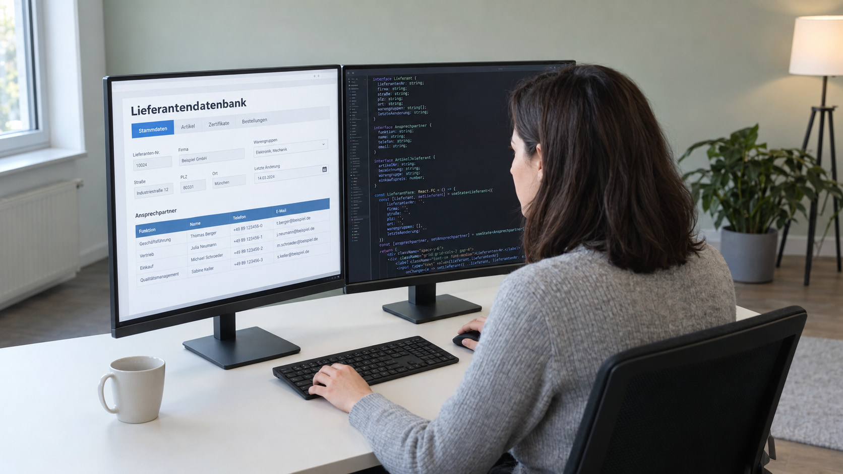 Lieferantendatenbank mit Formilo programmieren lassen