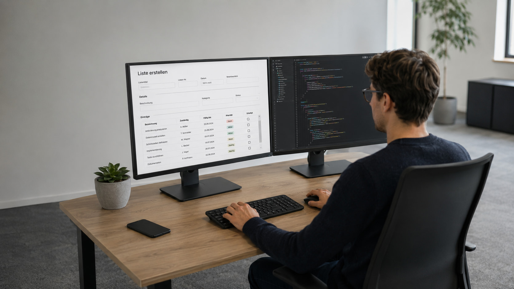 Liste erstellen mit Formilo programmieren lassen