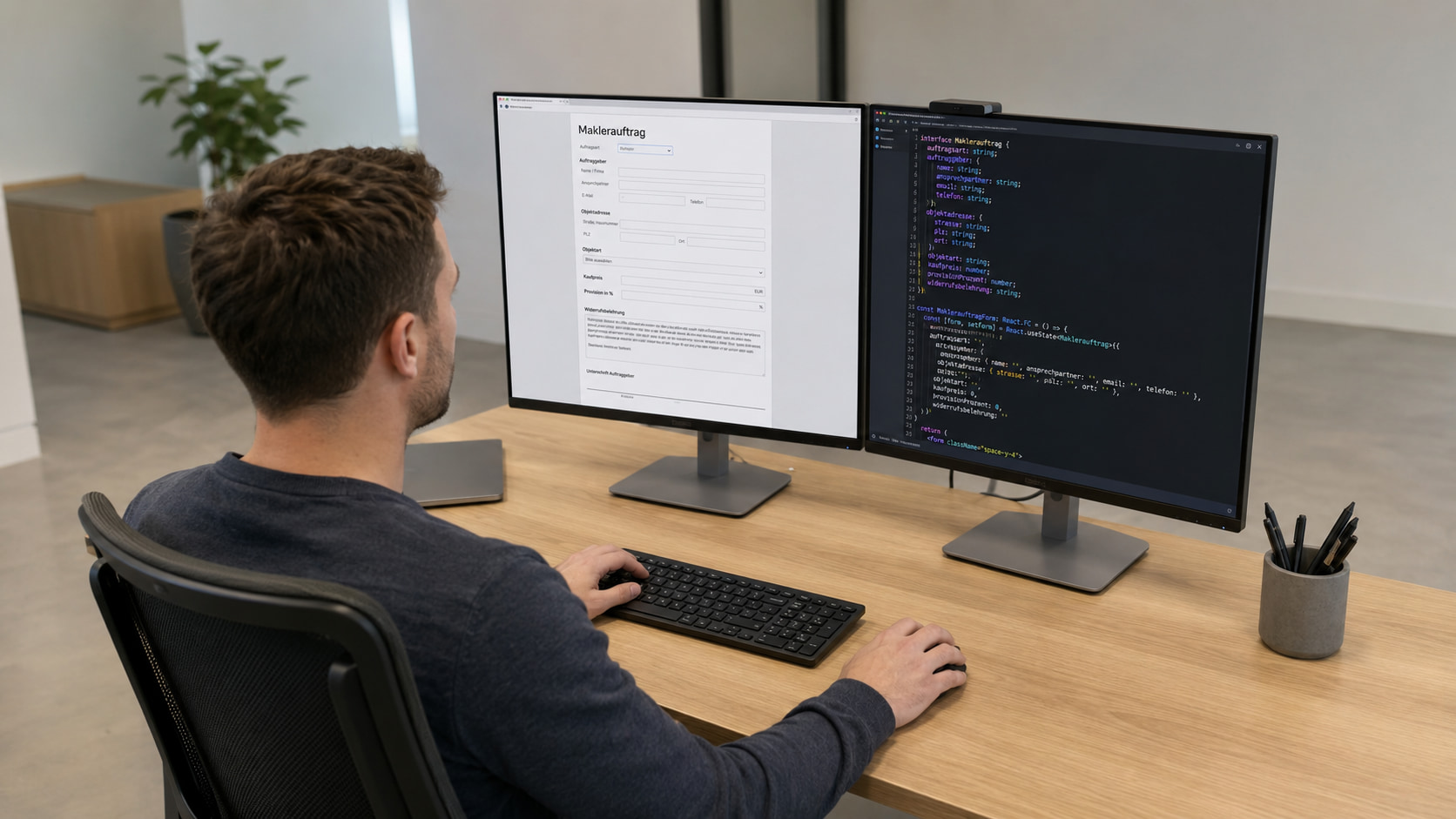 Maklerauftrag mit Formilo programmieren lassen