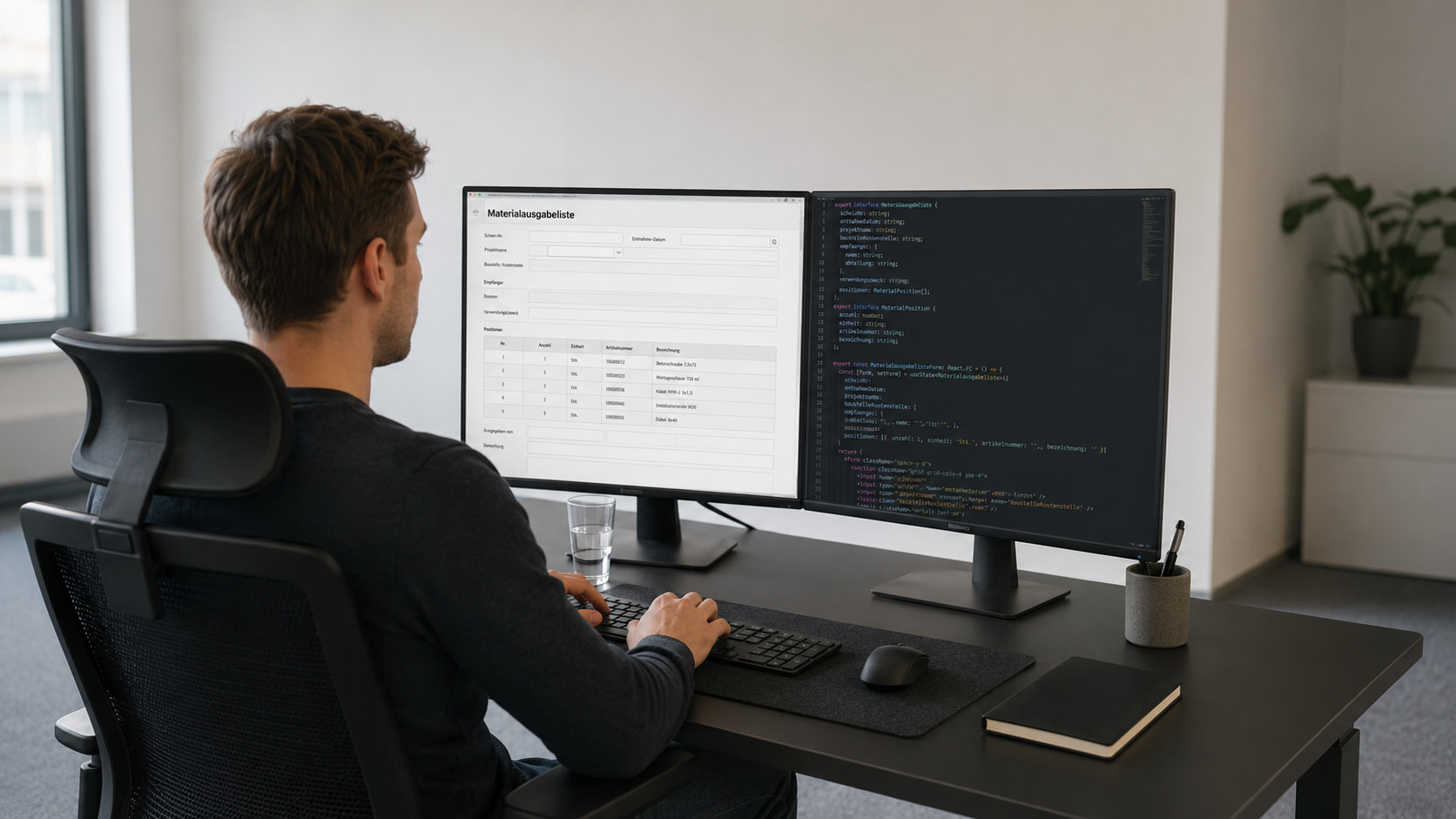 Materialausgabeliste mit Formilo programmieren lassen
