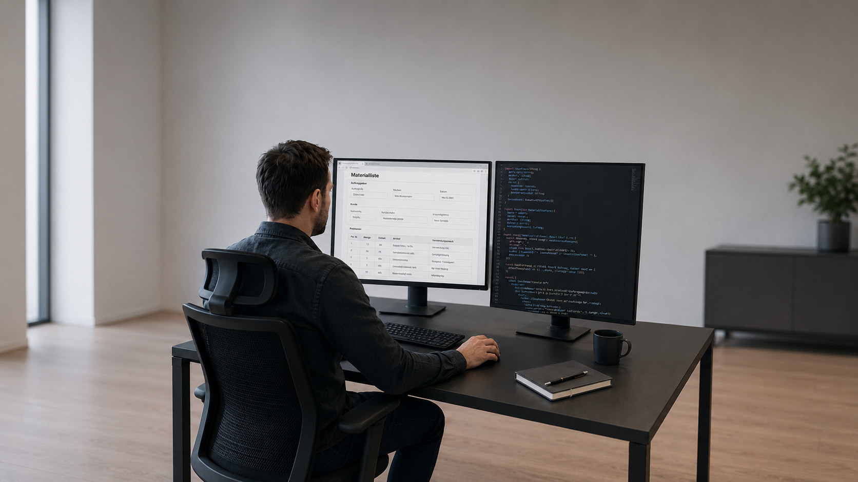 Materialliste mit Formilo programmieren lassen