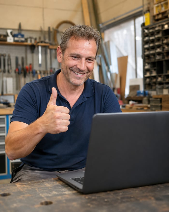 Materialliste individuell umgesetzt