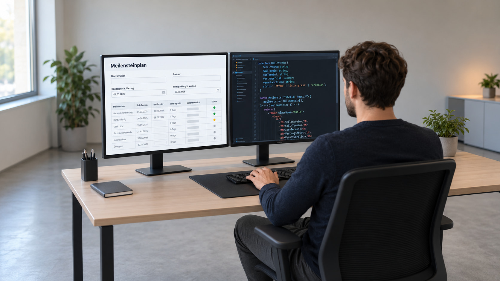 Meilensteinplan mit Formilo programmieren lassen