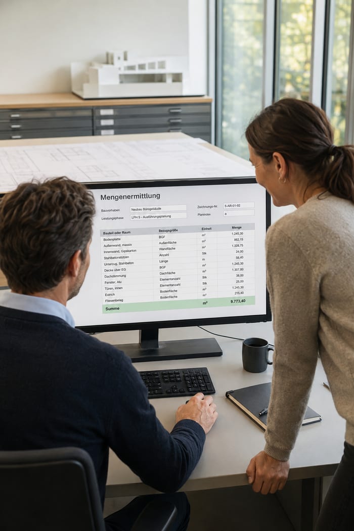 Digitalisierung der Mengenermittlung