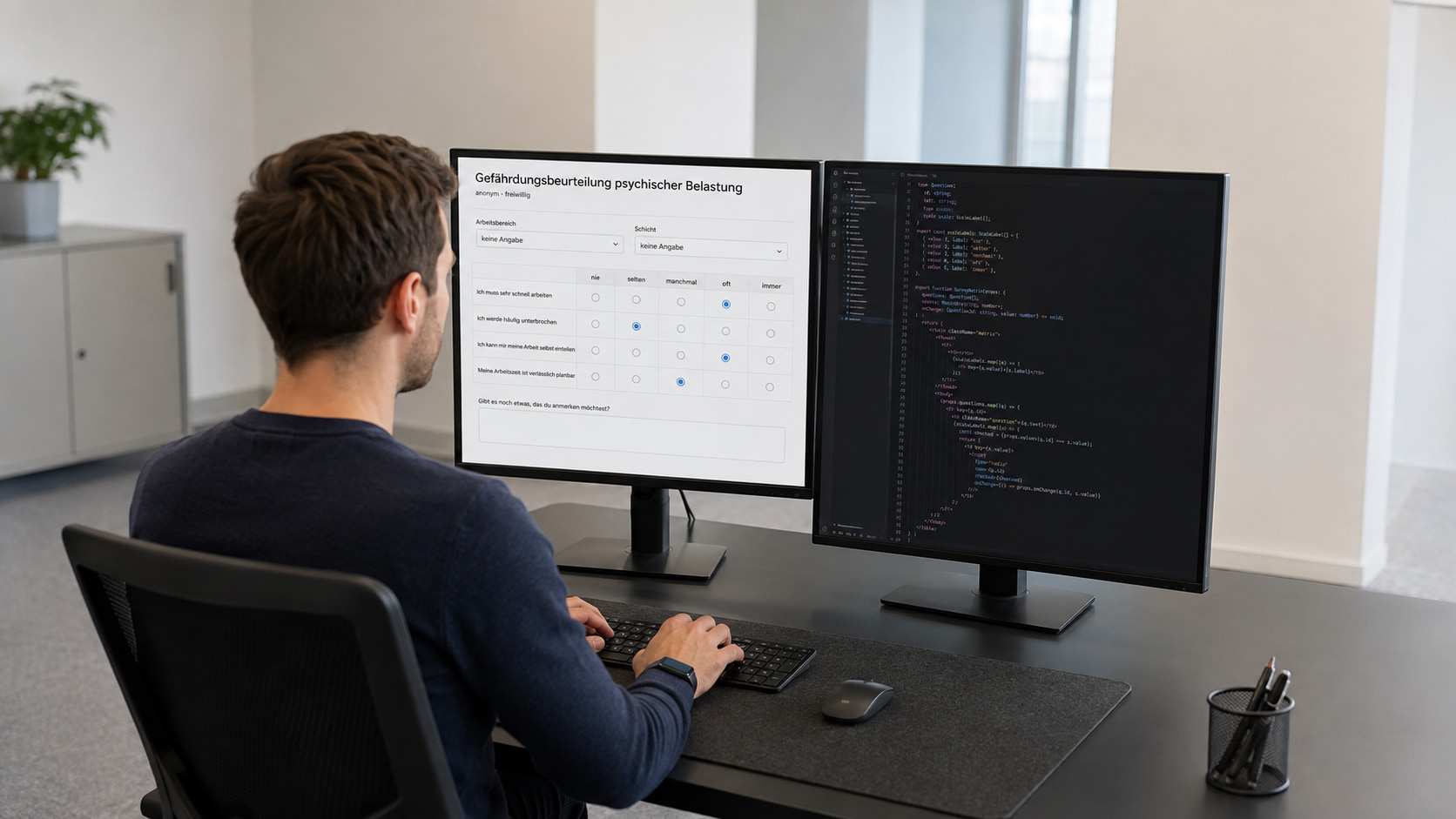 Mitarbeiterbefragung mit Formilo programmieren lassen