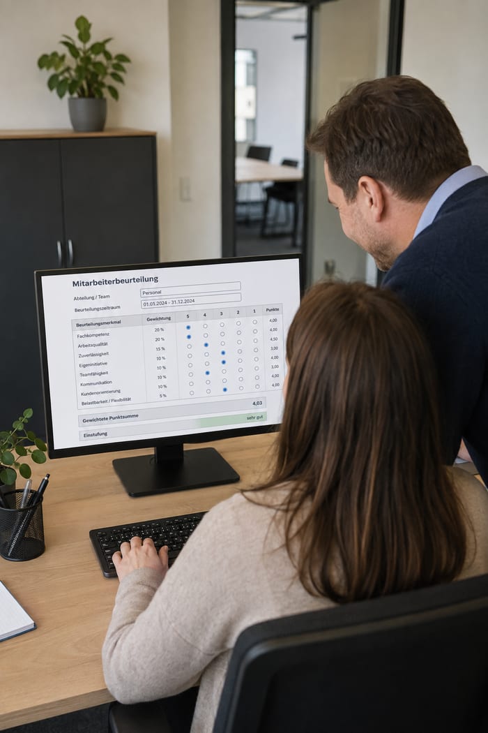 Digitalisierung der Mitarbeiterbeurteilung
