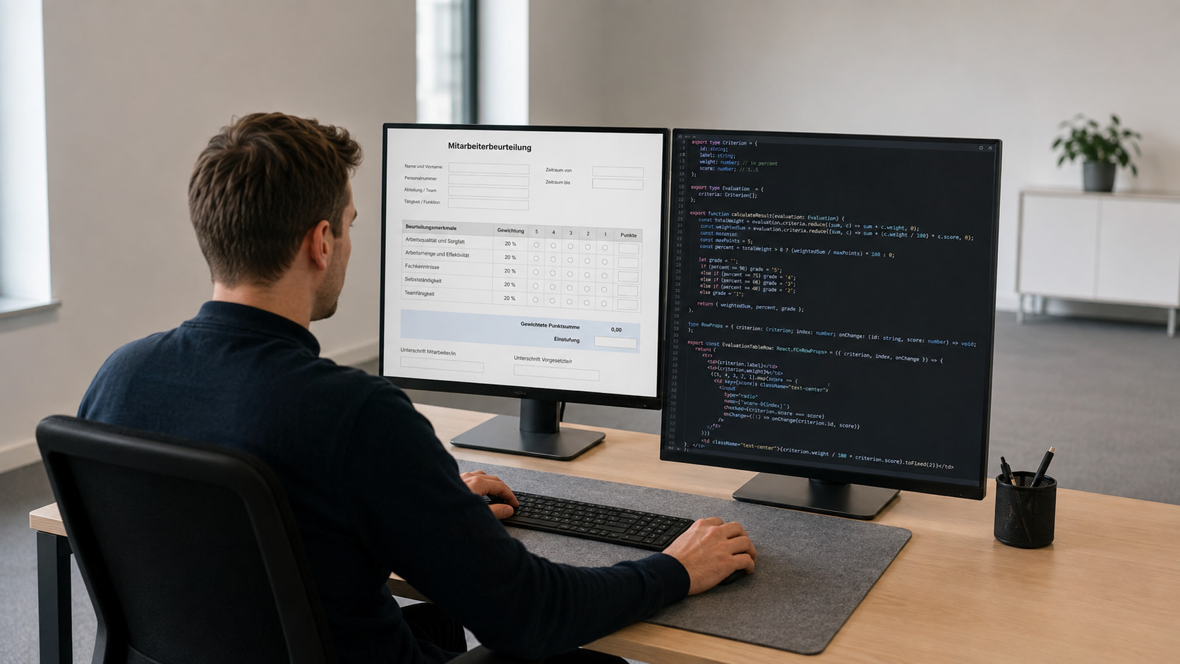 Mitarbeiterbeurteilung mit Formilo programmieren lassen