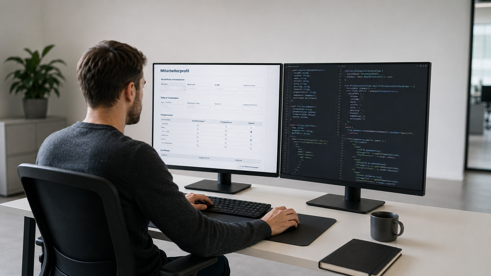Mitarbeiterprofil mit Formilo programmieren lassen