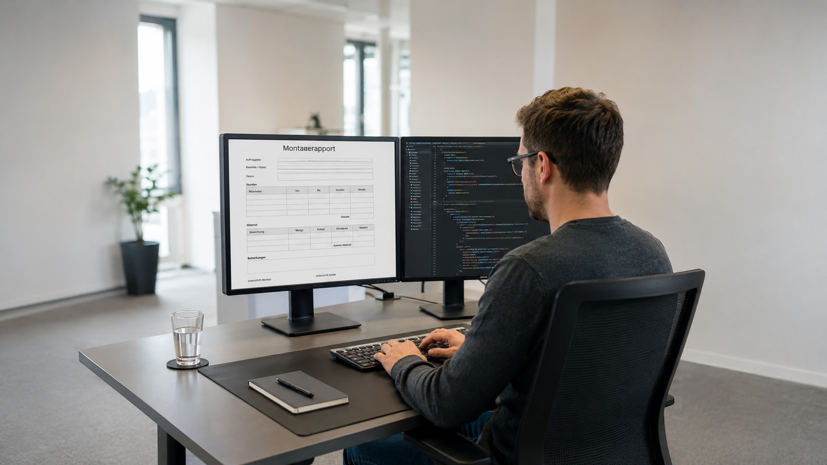 Montagerapport mit Formilo programmieren lassen